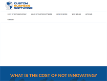 Tablet Screenshot of custom-business-software.com